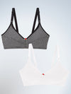 Load image into Gallery viewer, Leading Lady 4001 The Uma Cotton Wirefree Nursing Bra 2-Pack