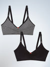 Load image into Gallery viewer, Leading Lady 4001 The Uma Cotton Wirefree Nursing Bra 2-Pack