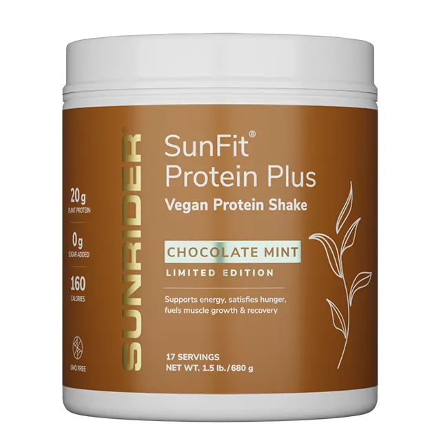 Sunrider:  SunFit Protein Plus Chocolate Mint - 1.5 lbs.
