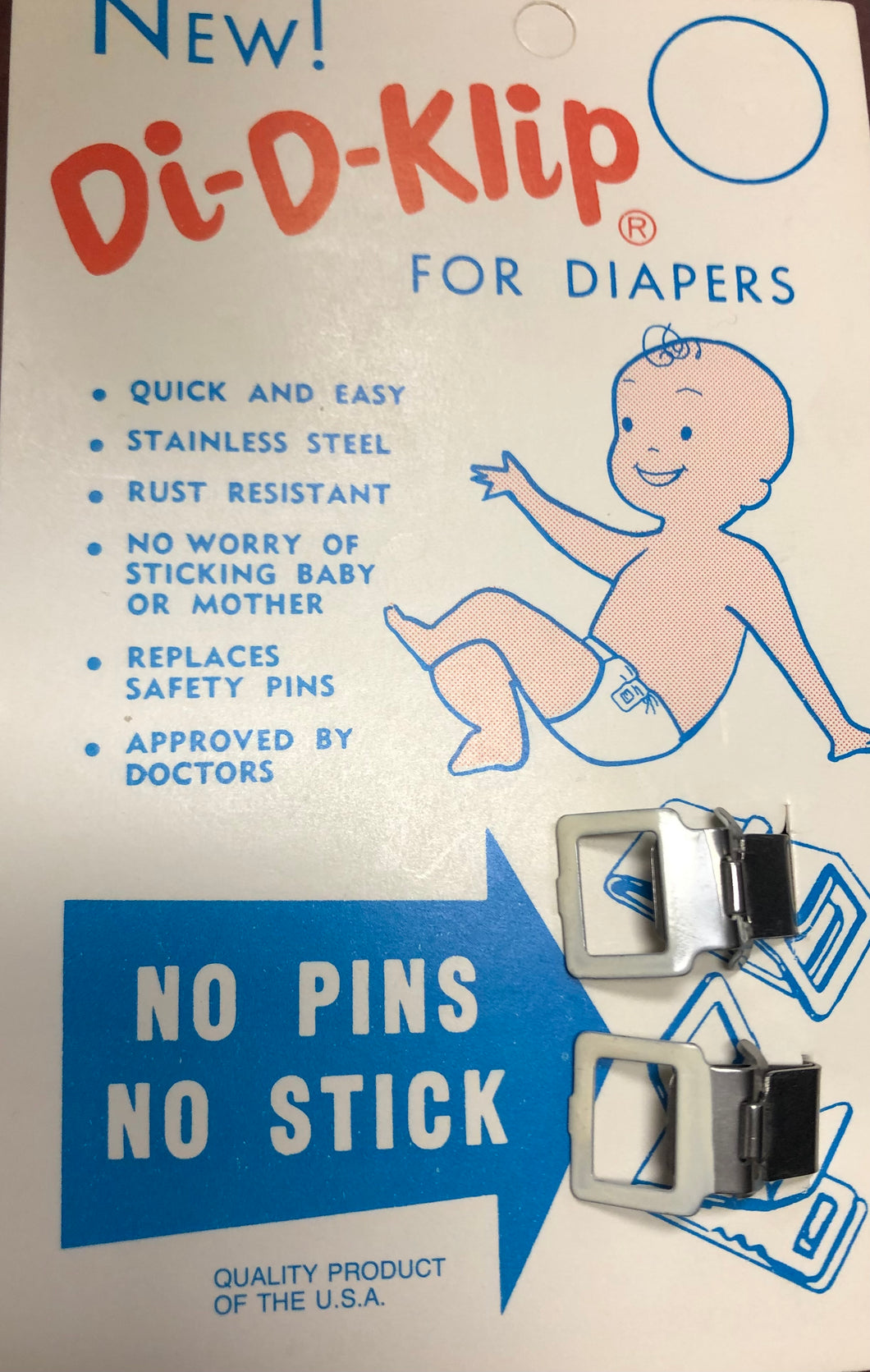 Di-D-Klip for Cloth Diapers