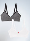 Load image into Gallery viewer, Leading Lady 4001 The Uma Cotton Wirefree Nursing Bra 2-Pack

