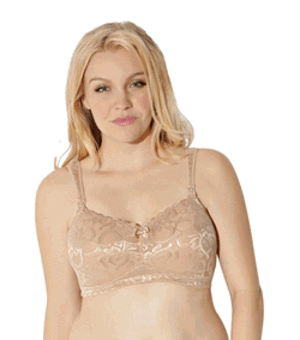LLL 4186 Molded Wireless Nursing Bra with Lace NOW 50% OFF!!!