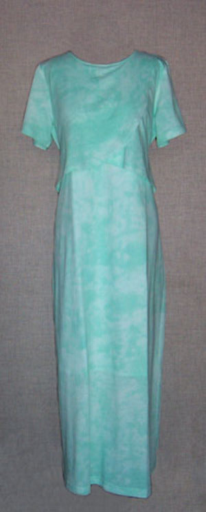 Kyra Tulip Dress Green Tie Dye - NOW 75% OFF!